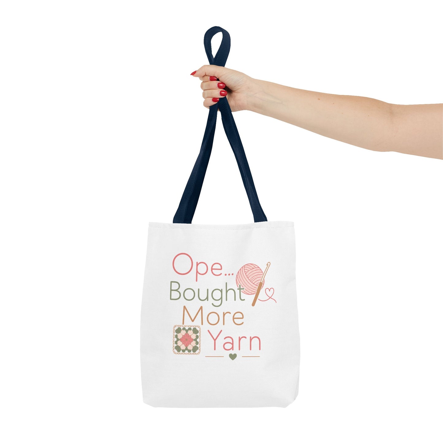 Knitting Tote Bag — "Ope... Bought More Yarn" Craft Project Shopper