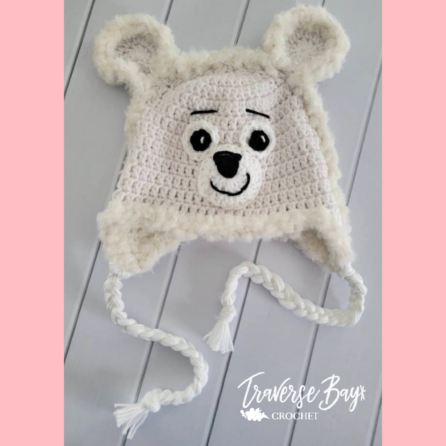 Crochet Polar Bear Hat Pattern