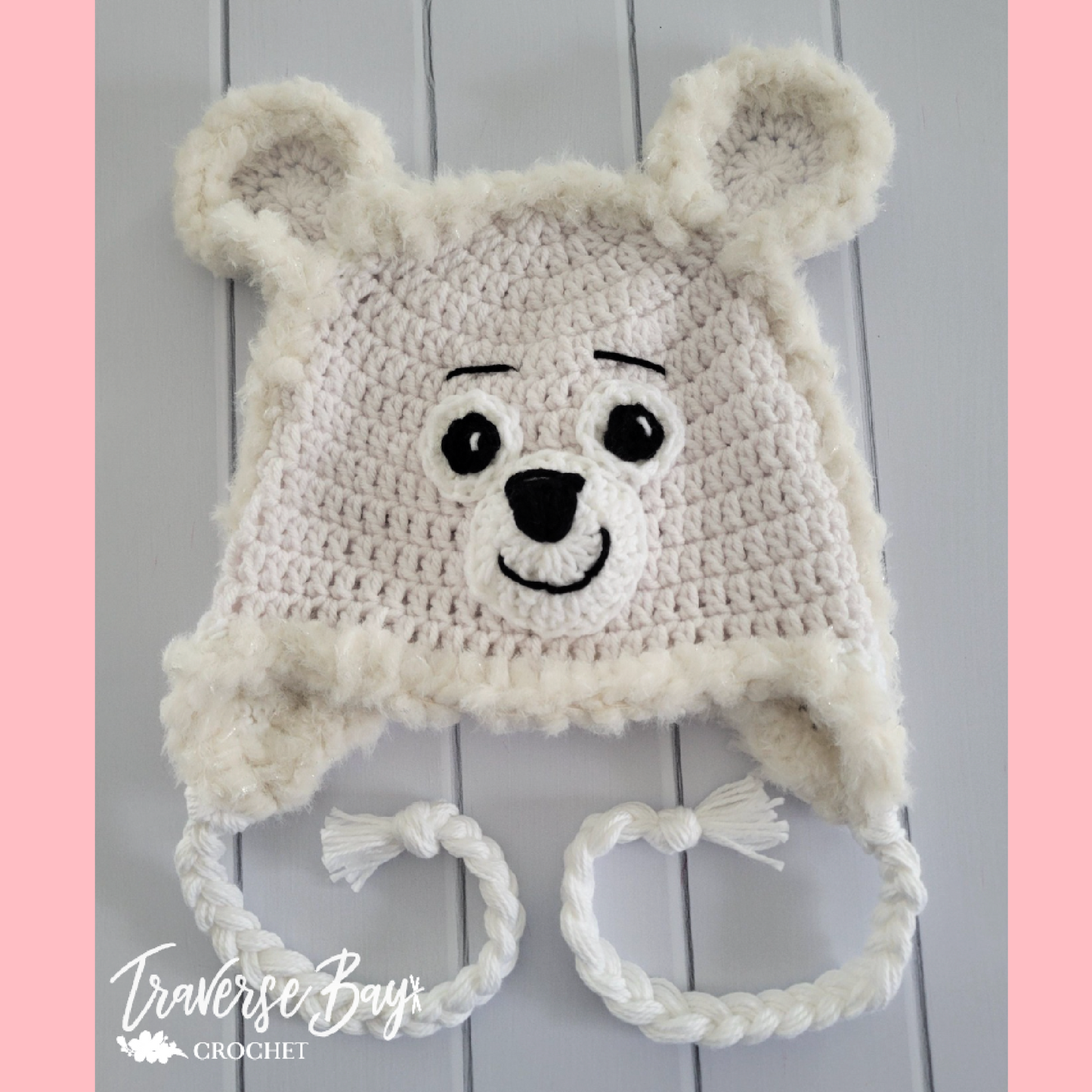Crochet Polar Bear Hat Pattern