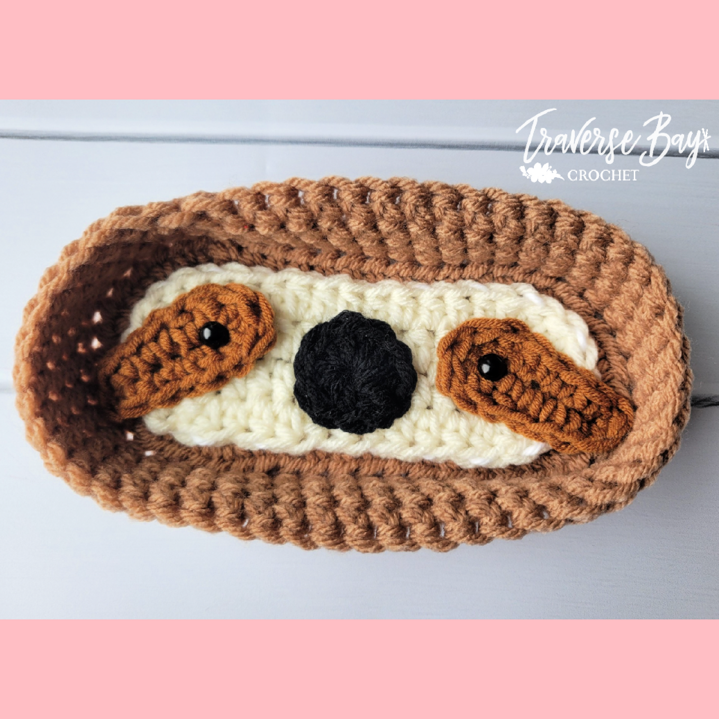 Crochet Sloth Glasses Holder Pattern