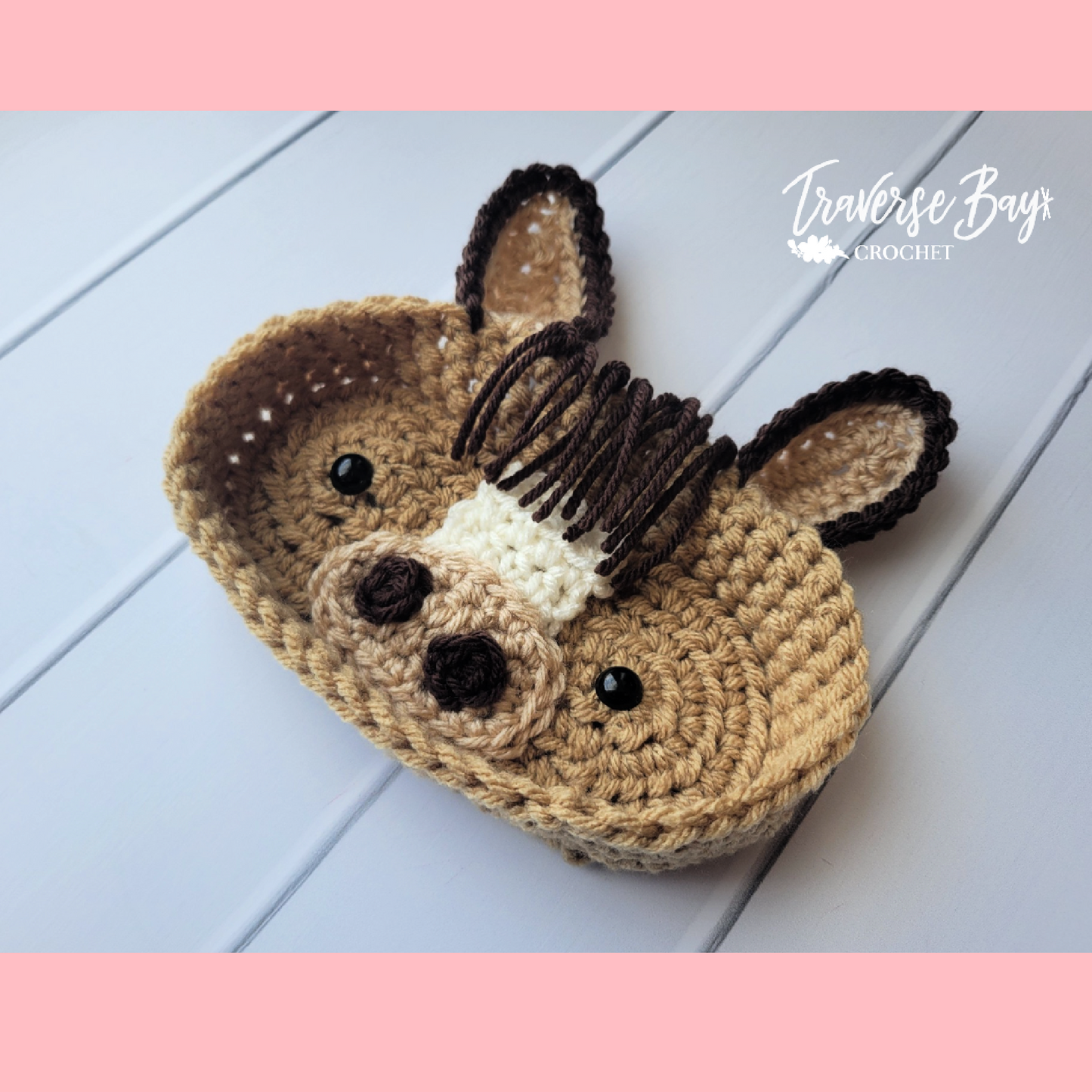 Crochet Horse Glasses Holder Pattern