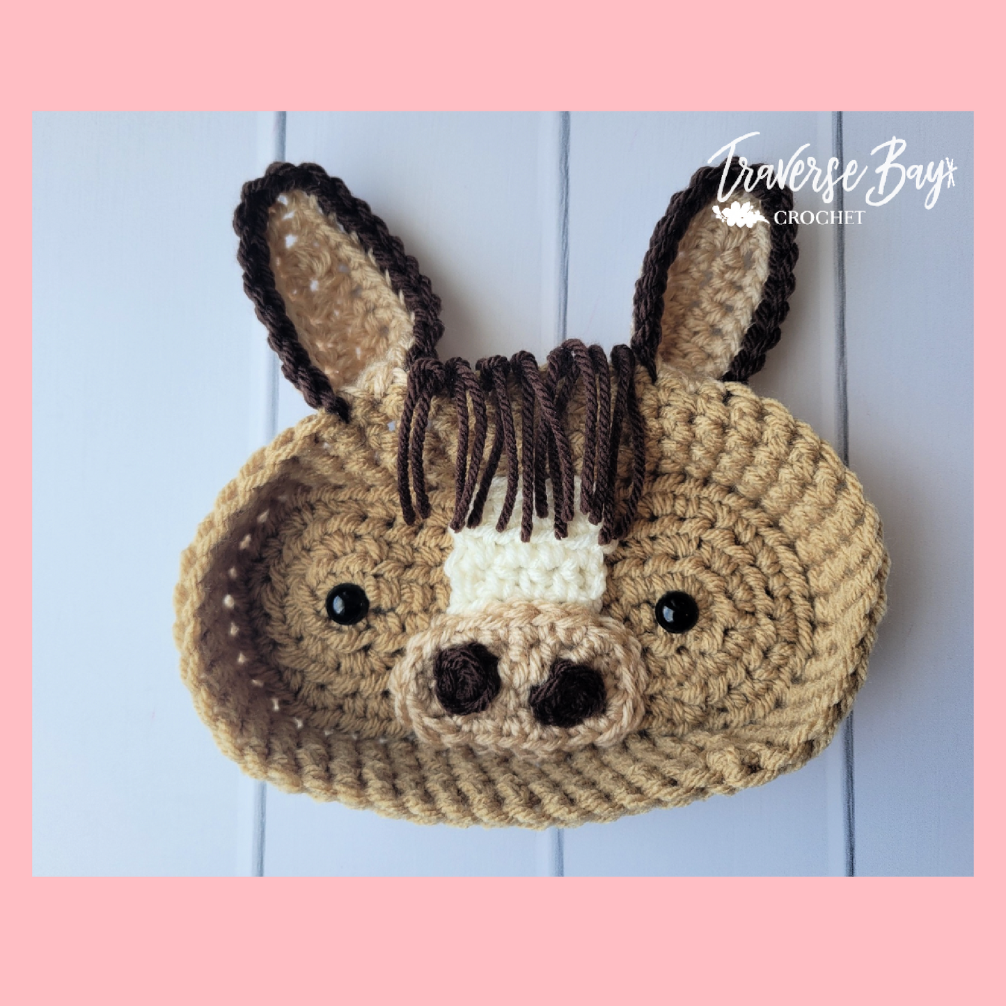 Crochet Horse Glasses Holder Pattern