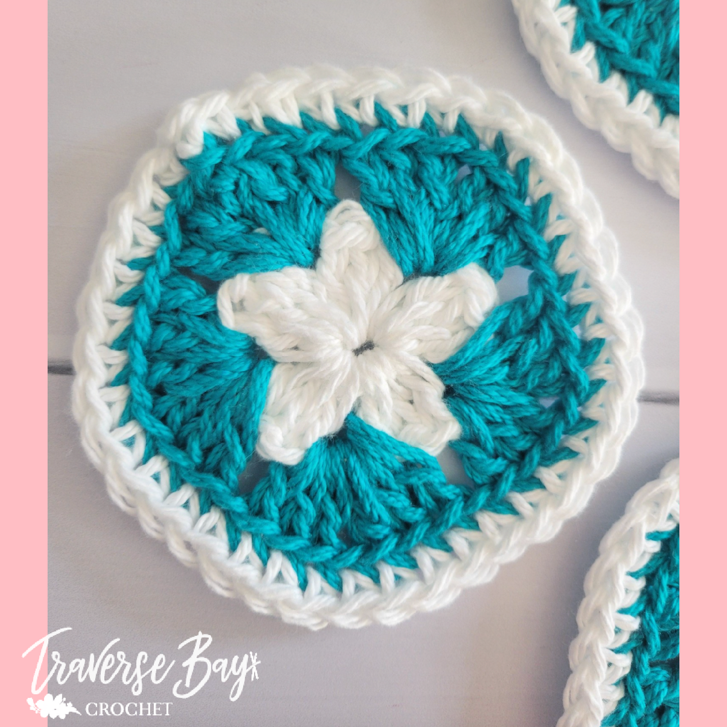 Crochet Sand Dollar Coasters Pattern