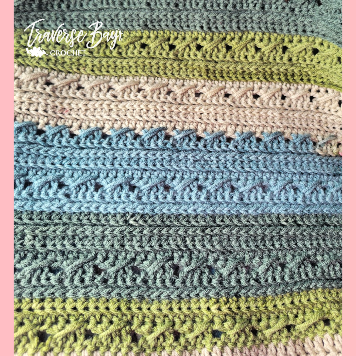 Crochet Northern Ridge Blanket Pattern