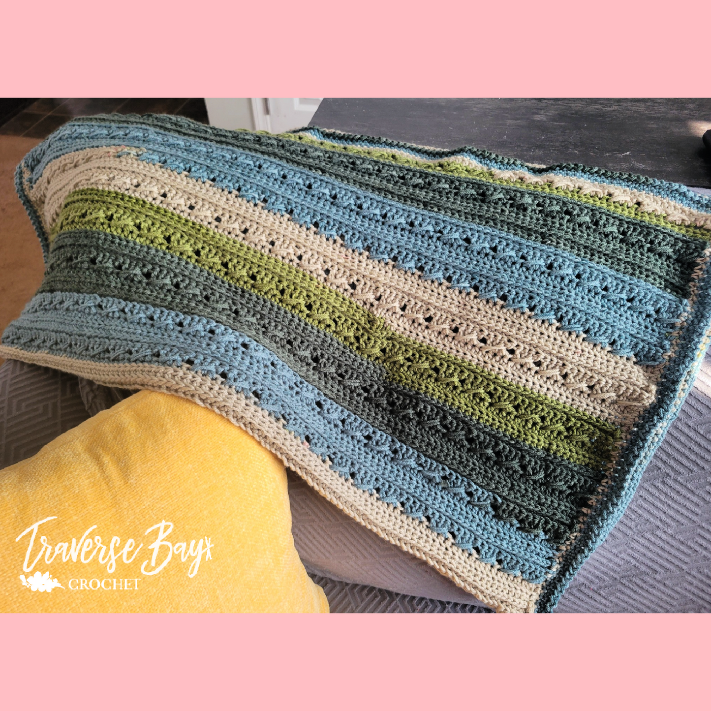 Crochet Northern Ridge Blanket Pattern