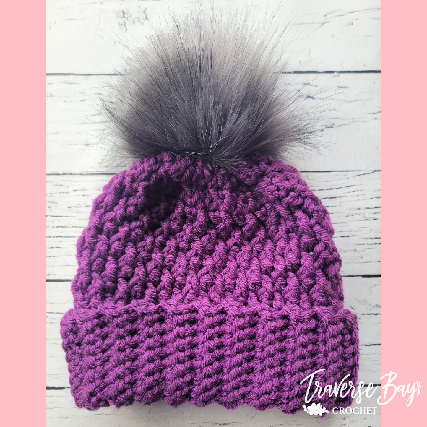 Crochet Ribbed Alpine Beanie Pattern Baby-Adult Sizes