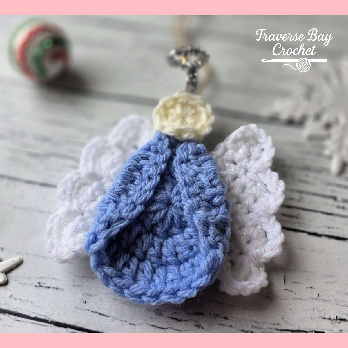 Crochet Angel Christmas Ornament Pattern