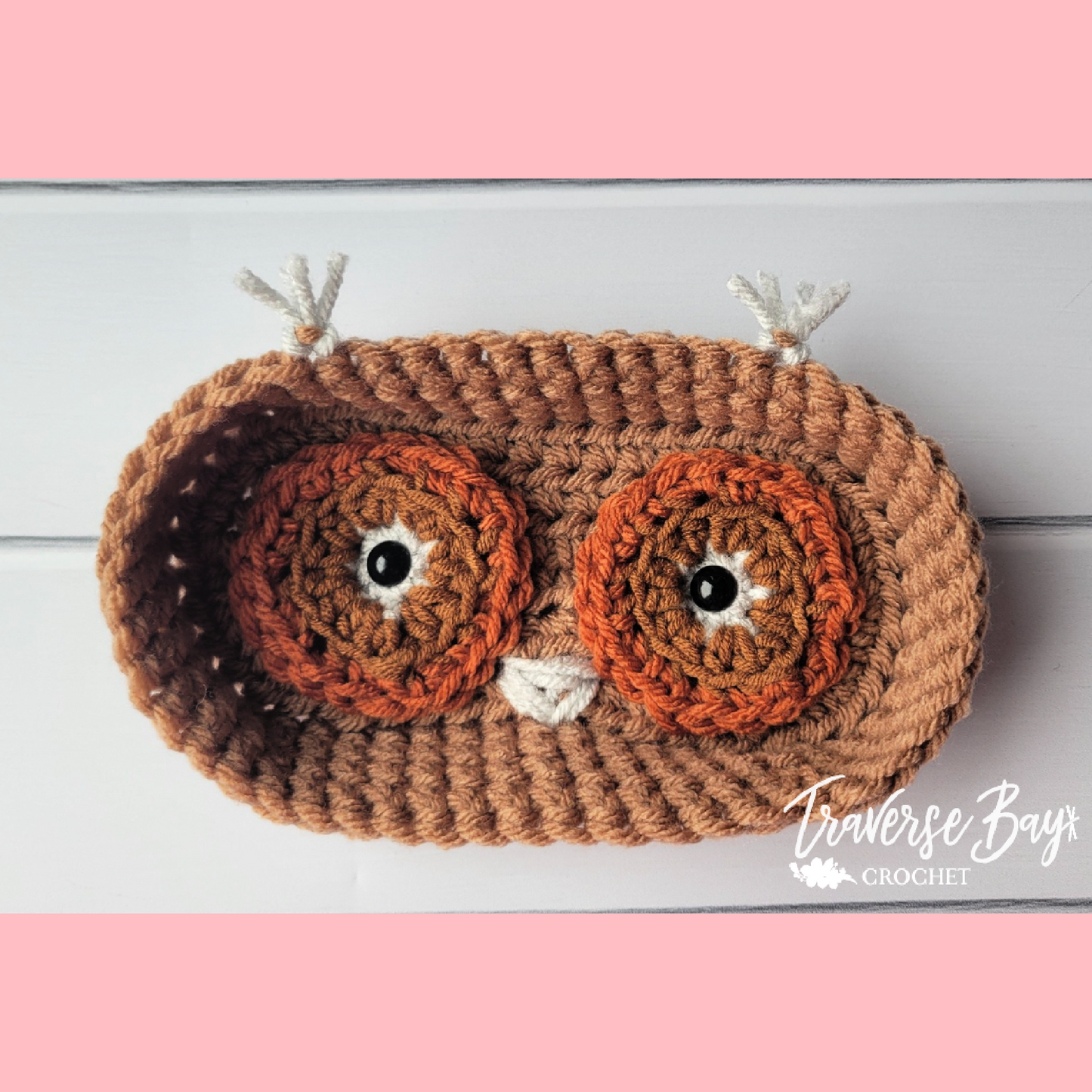 Crochet Owl Glasses Holder Pattern