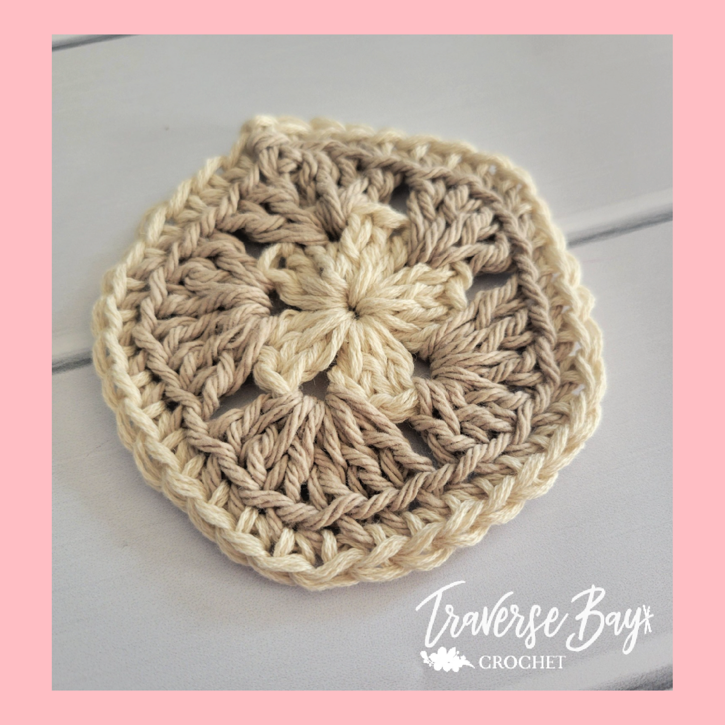 Crochet Sand Dollar Coasters Pattern