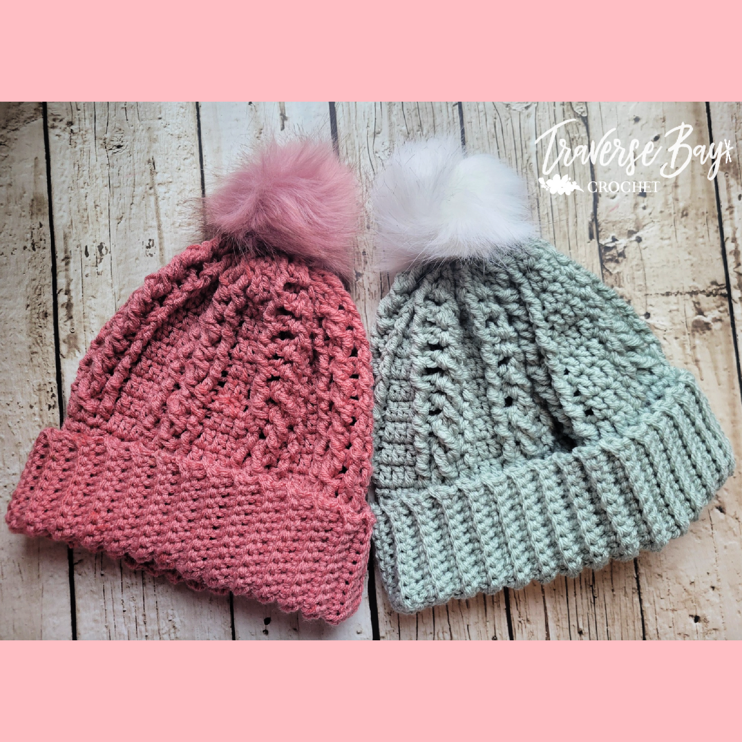 Crochet Cable Twist Beanie Pattern Baby-Adult Sizes