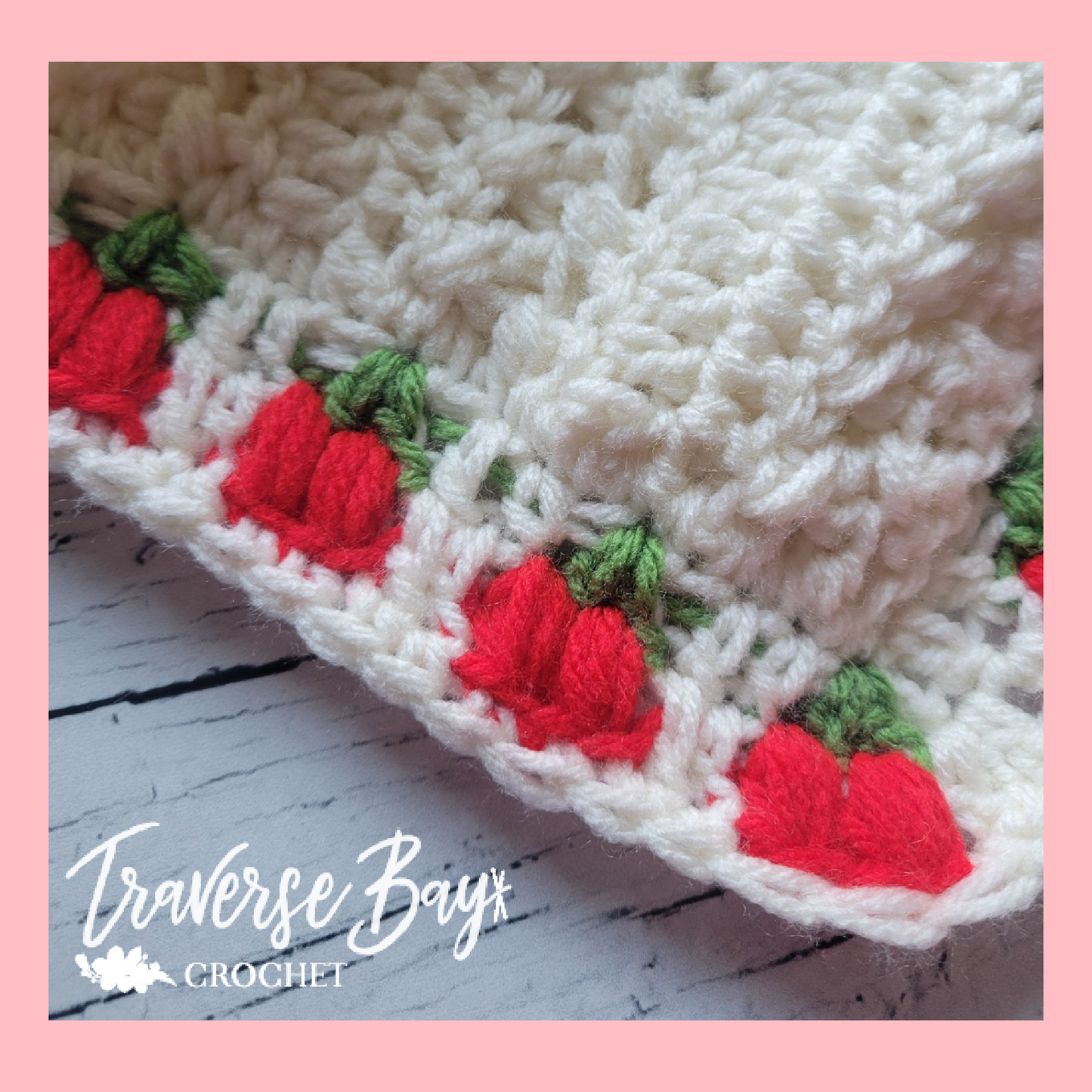 Crochet Cherry Neck Warmer Pattern