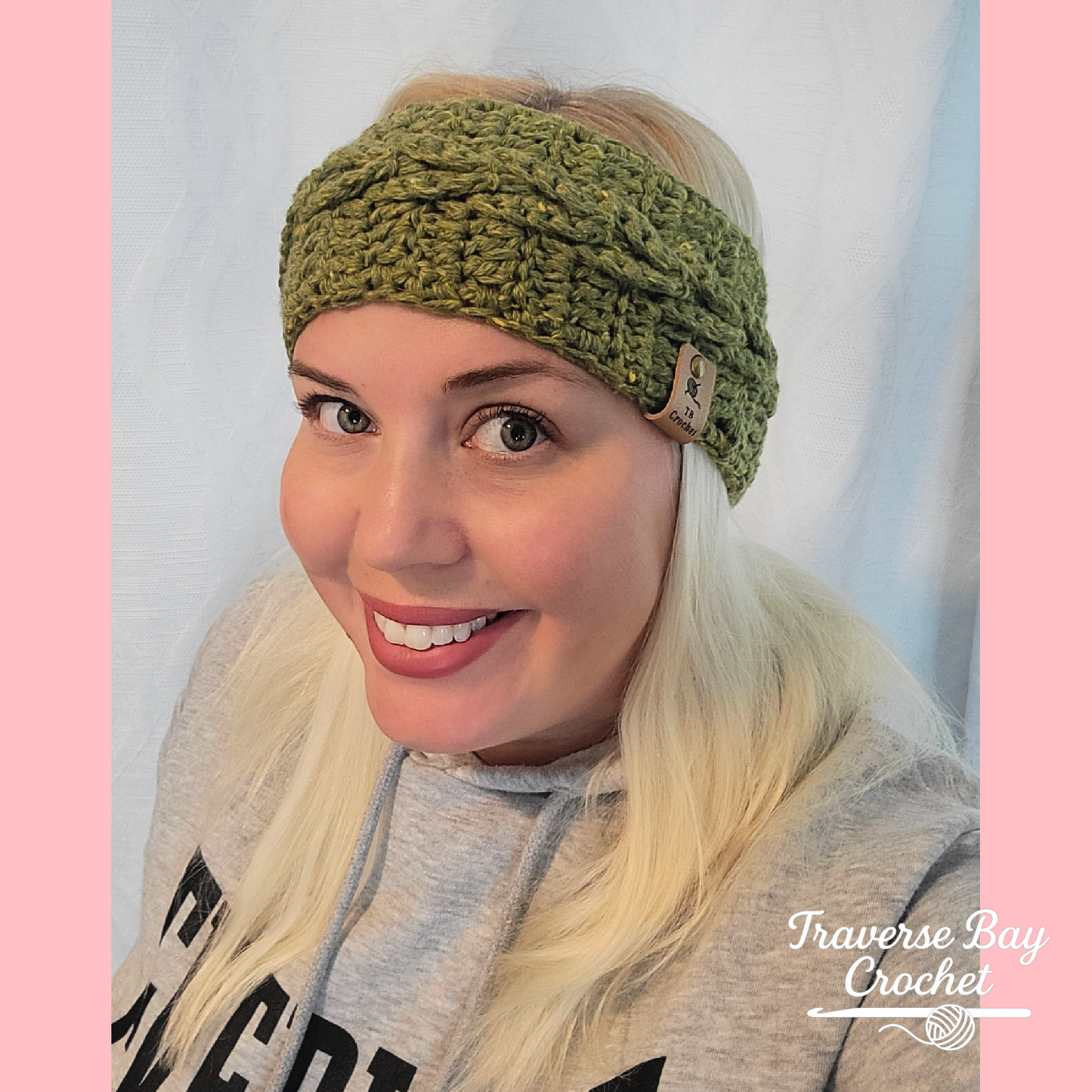 Crochet Traverse Cable Braided Headband Pattern