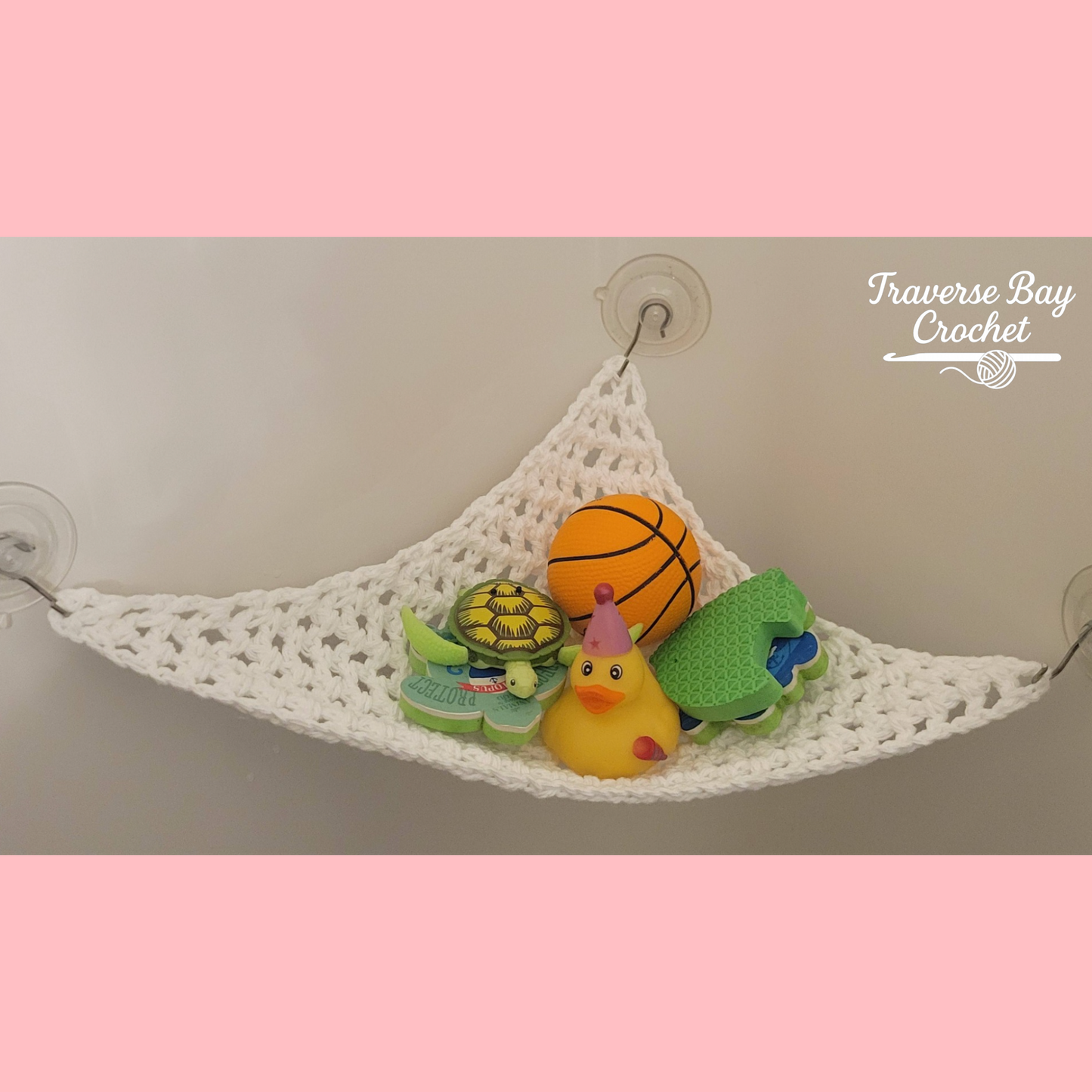 Crochet Bathtub Storage Net Hammock Pattern