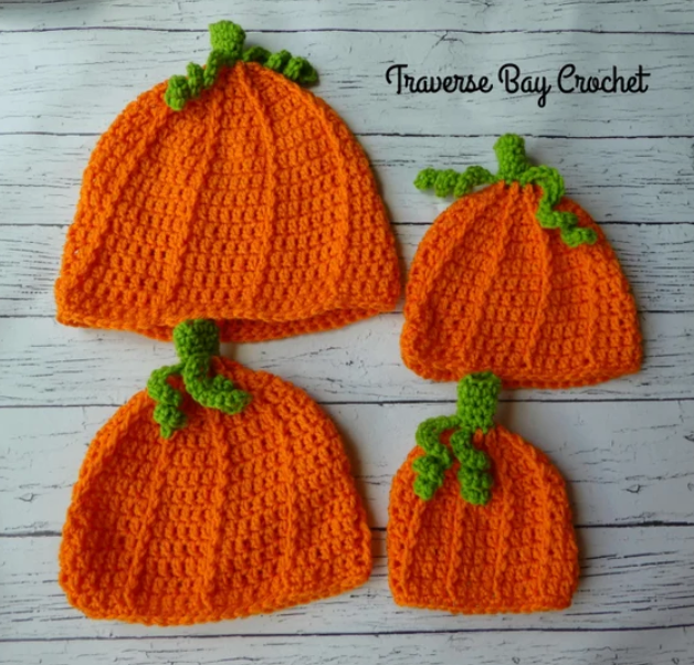 Crochet Pumpkin Hat Pattern