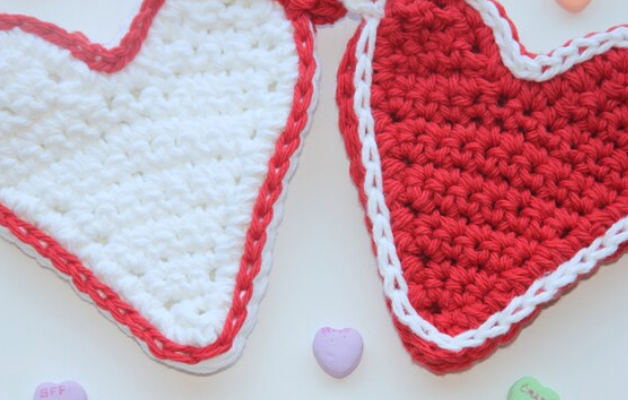 Crochet Valentines Treat Bag Pattern
