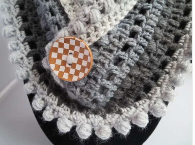 Crochet Pom Cowl Pattern