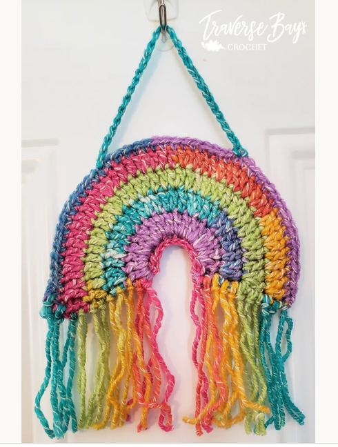 Crochet Rainbow Wall Hanging Pattern