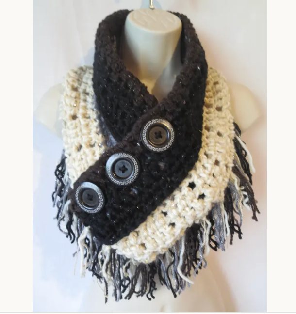Crochet Fringe Scarf Pattern
