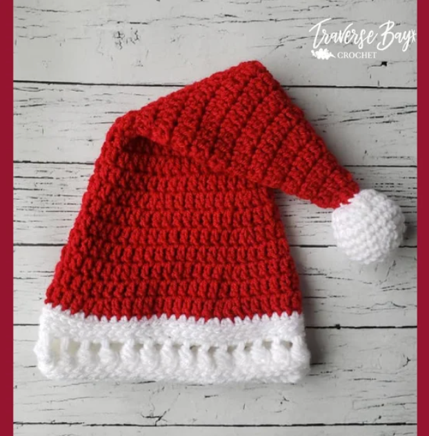 Crochet Santa Hat Pattern