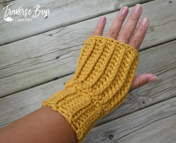 Crochet Fingerless Gloves Pattern