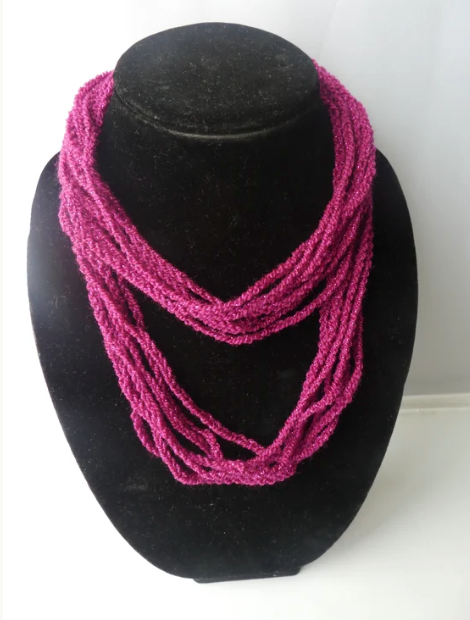 Crochet Chain Necklace Pattern
