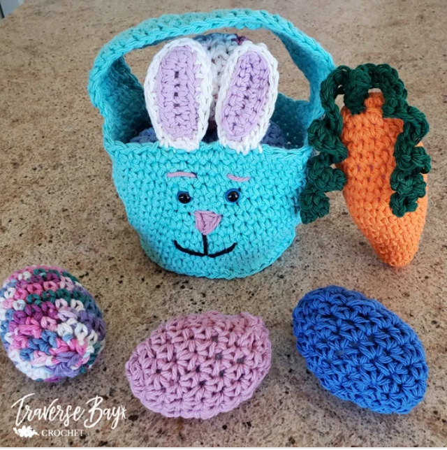 Crochet Easter Basket Pattern