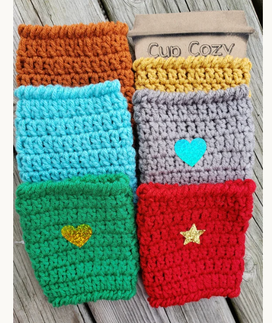 Crochet Cup Cozy Pattern