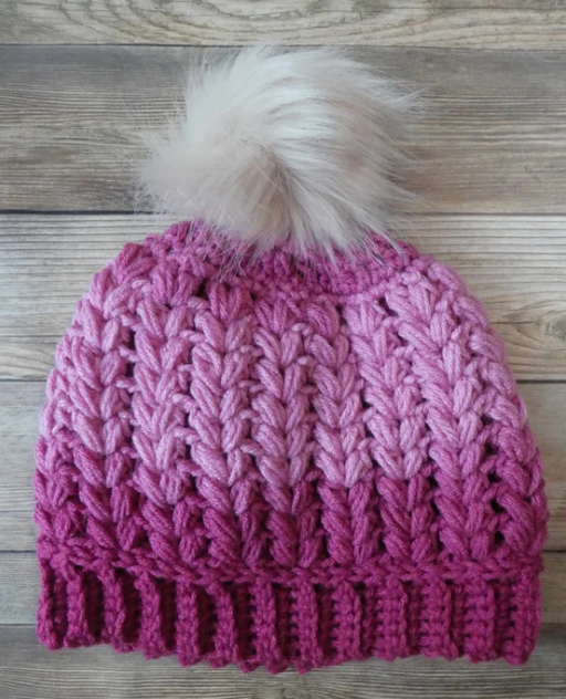 Crochet Puff Beanie Pattern