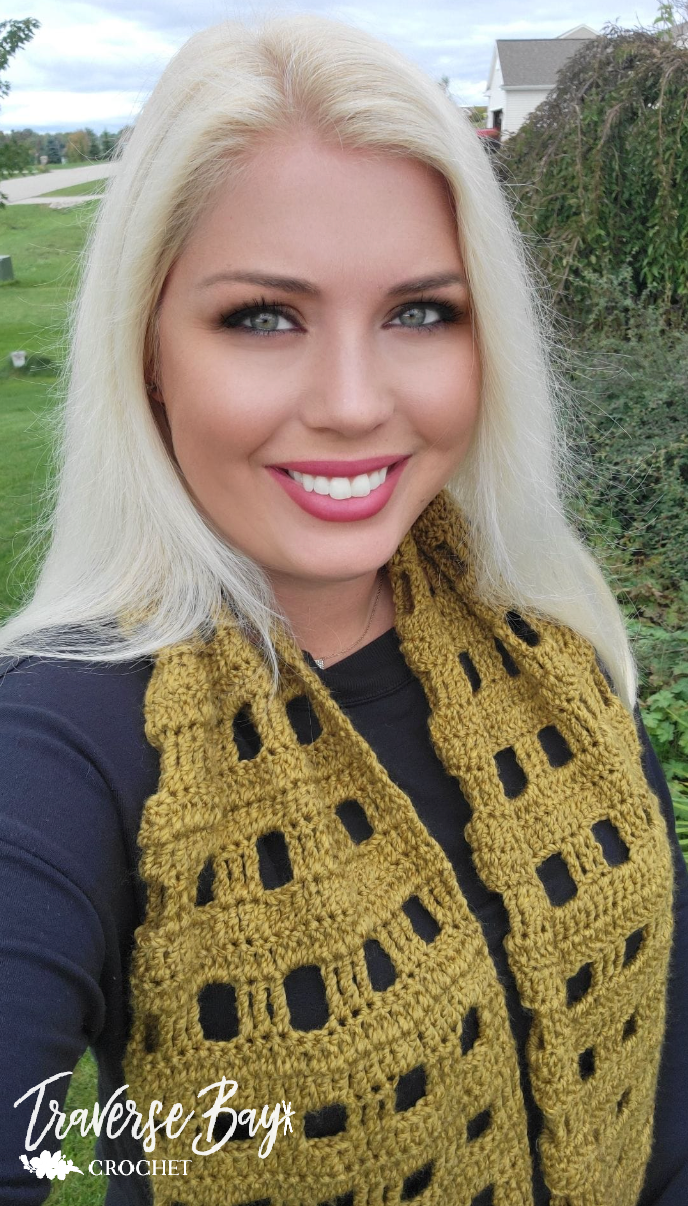 Crochet Window Scarf