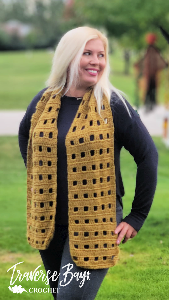 Crochet Window Scarf