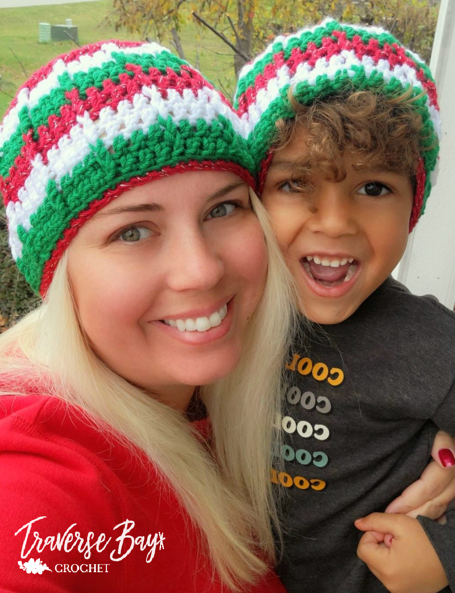 Crochet Holiday Beanie Pattern