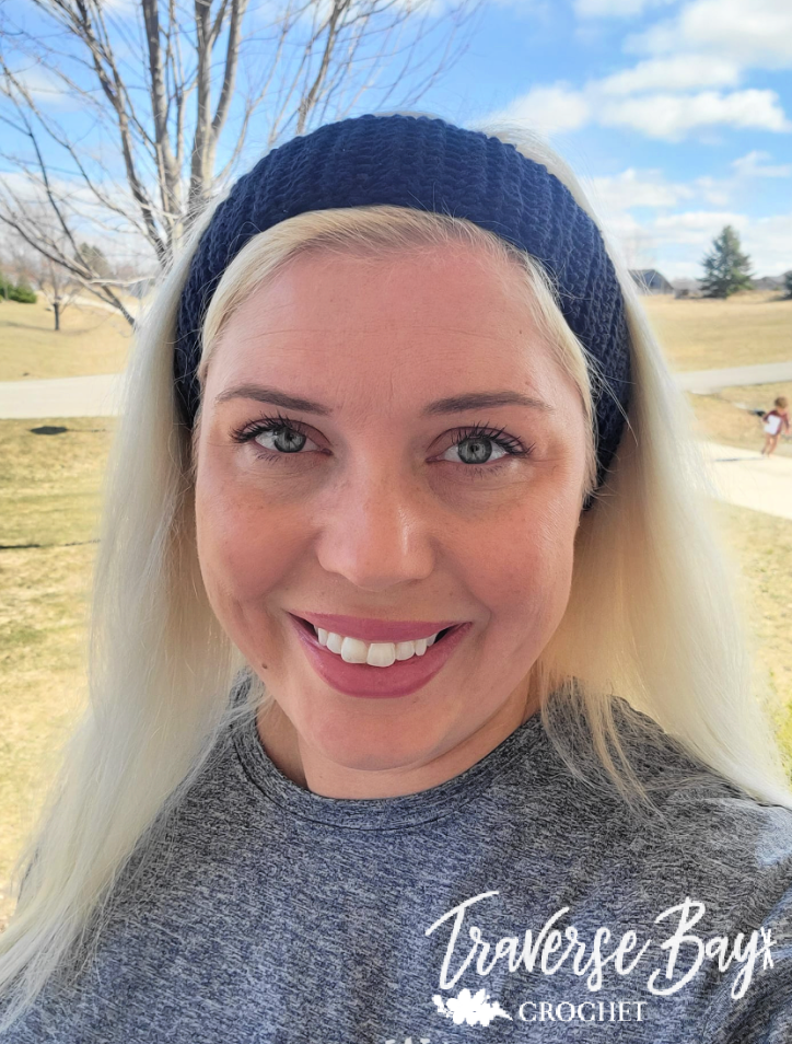 Crochet Hair Tie Headband Pattern