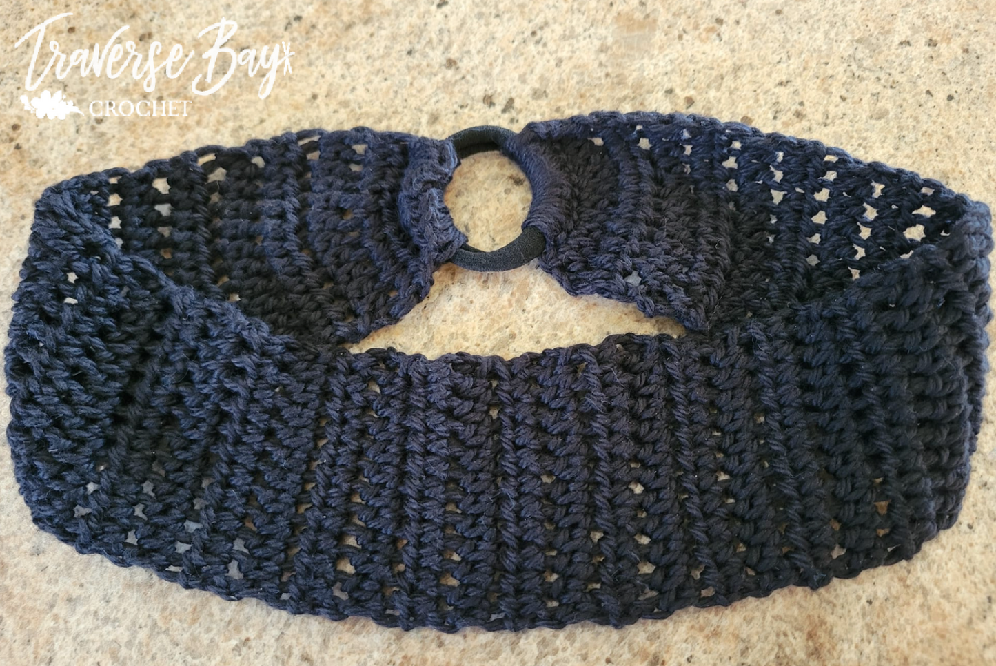 Crochet Hair Tie Headband Pattern