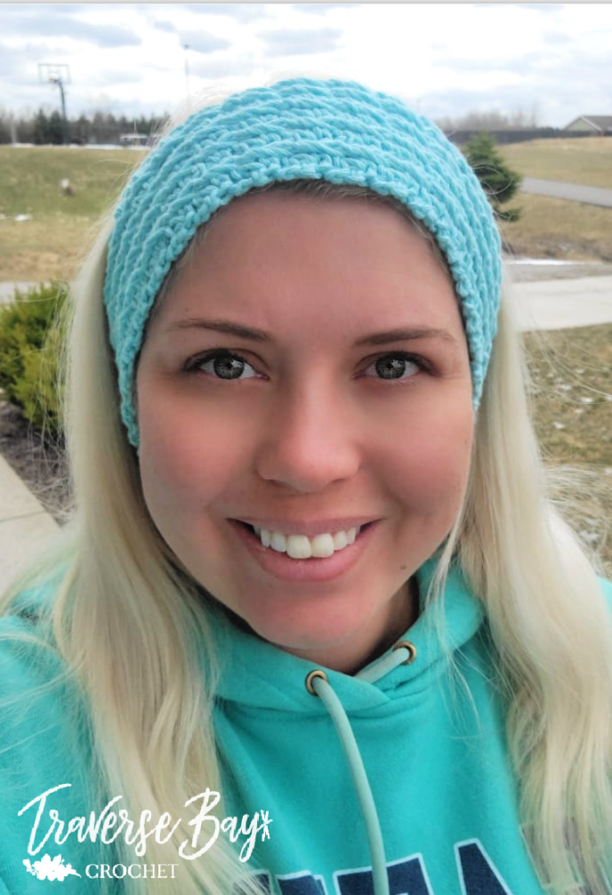 Front Post Double Crochet Headband