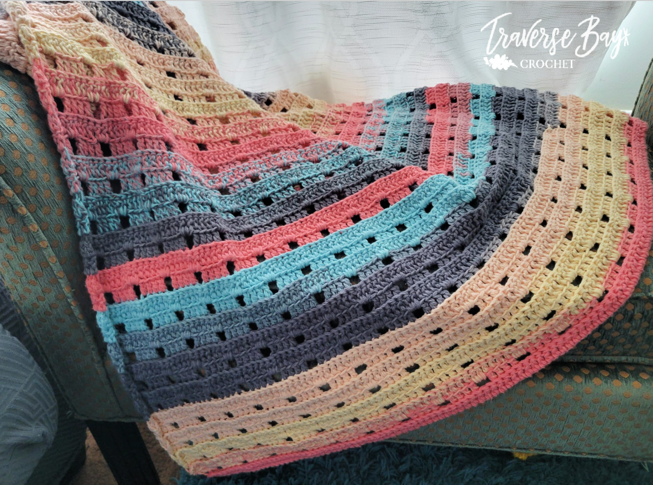 Easy Fast Crochet Blanket Pattern