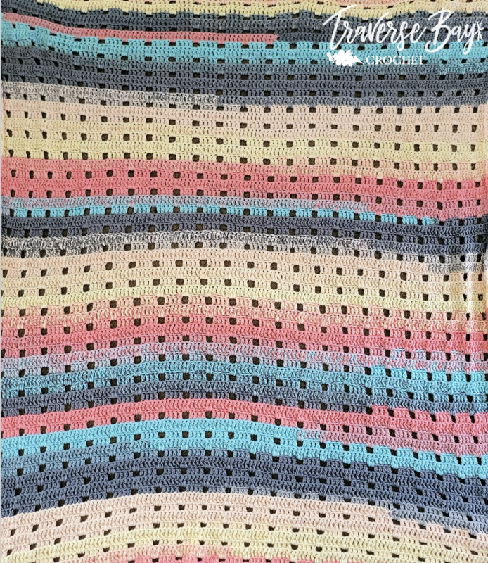 Easy Fast Crochet Blanket Pattern