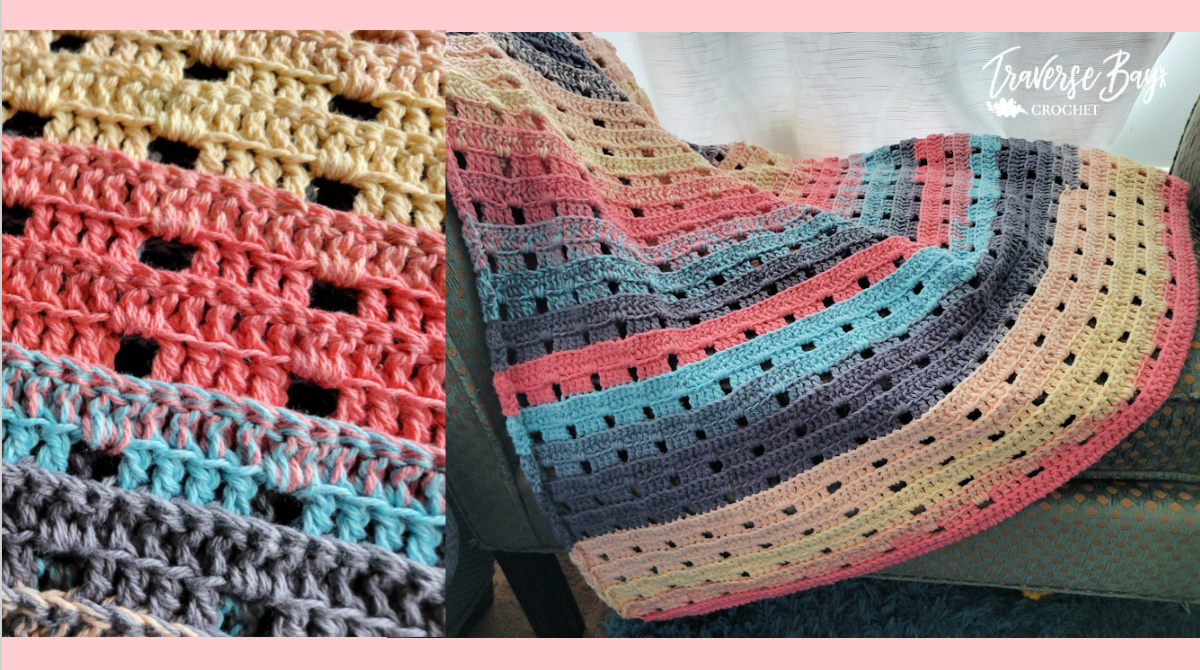 Easy Fast Crochet Blanket Pattern