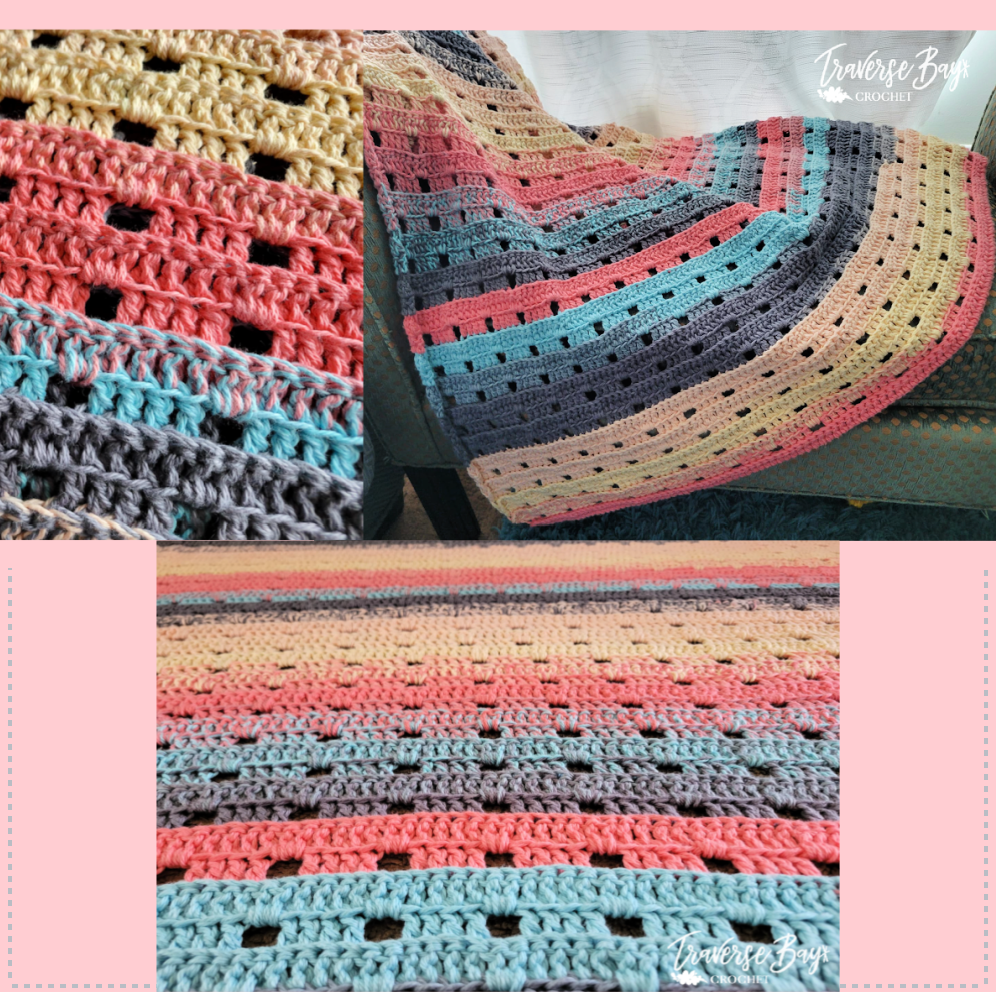 Easy Fast Crochet Blanket Pattern