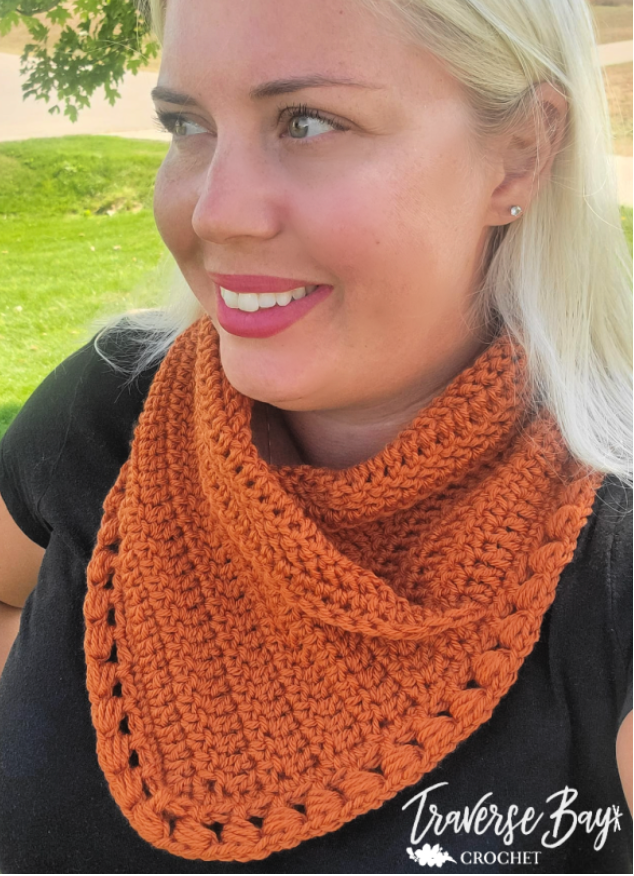 Cozy Crochet Herringbone Neck Warmer