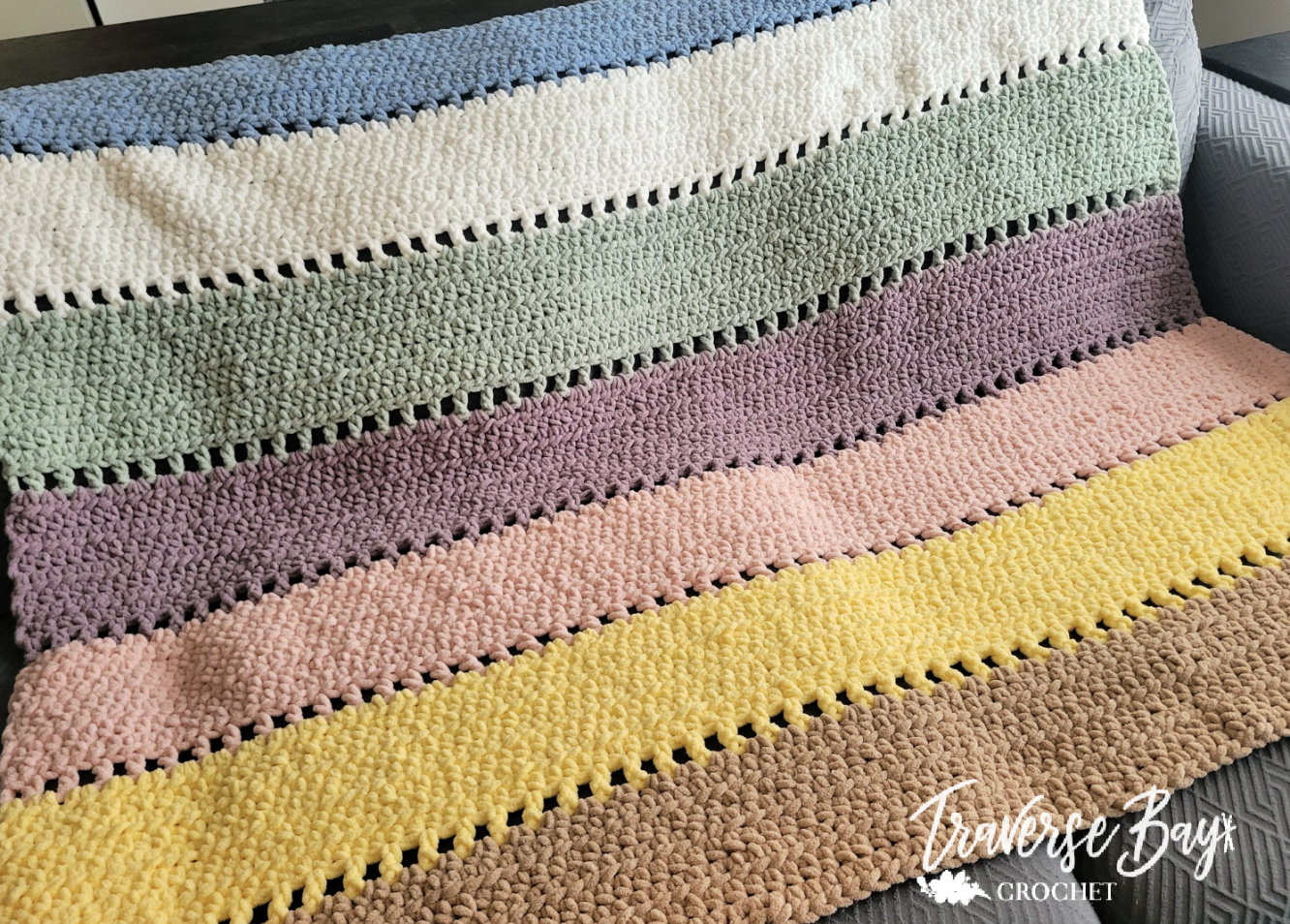 Crochet Snuggle Plush Blanket Pattern
