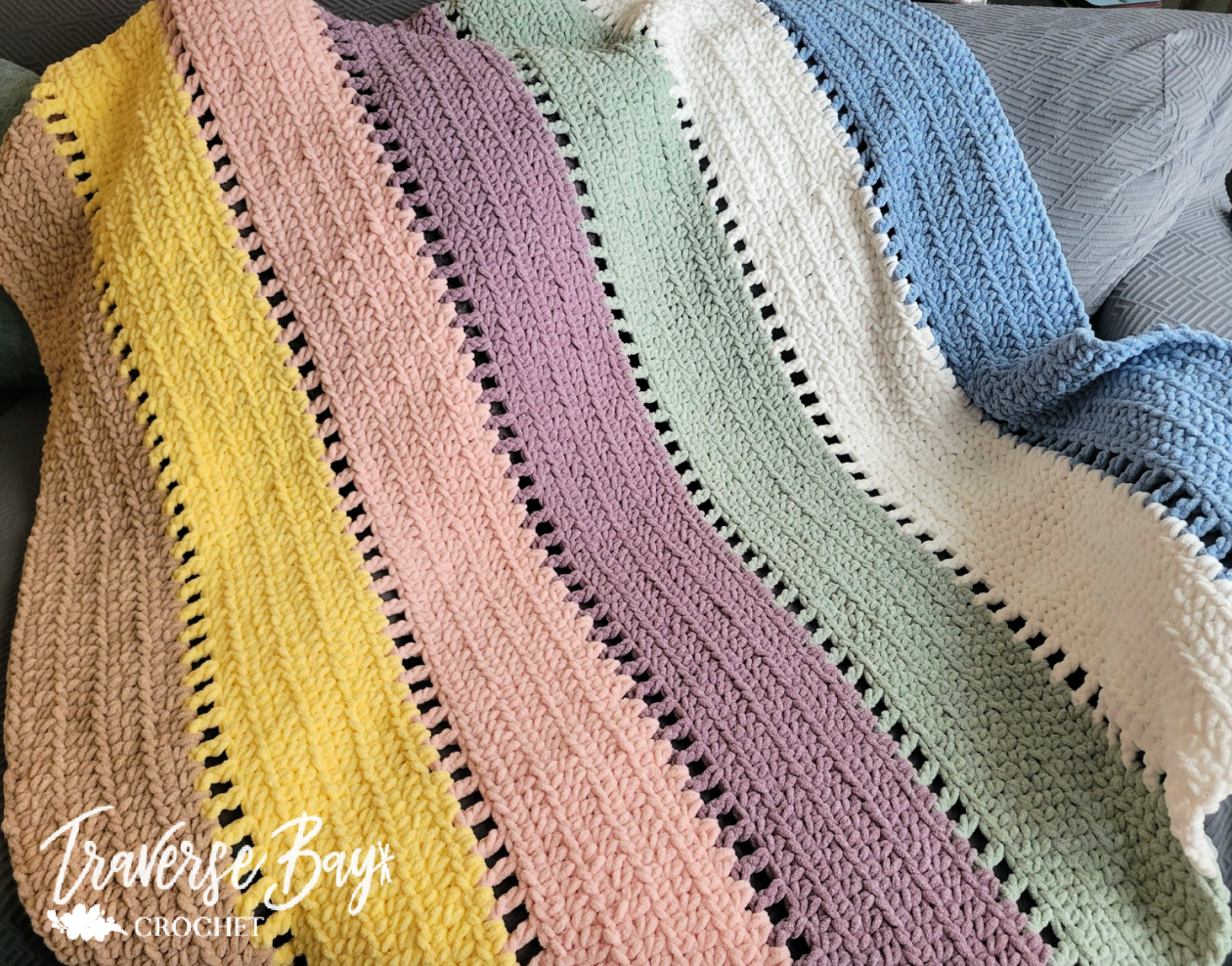 Crochet Snuggle Plush Blanket Pattern