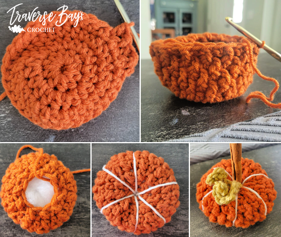 Easy Crochet Alpine Pumpkin Pattern