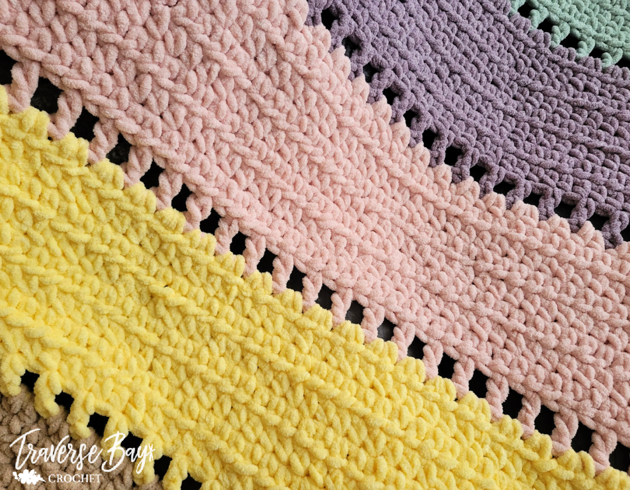 Crochet Snuggle Plush Blanket Pattern