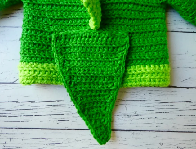 Crochet Dinosaur Baby Cardigan Pattern