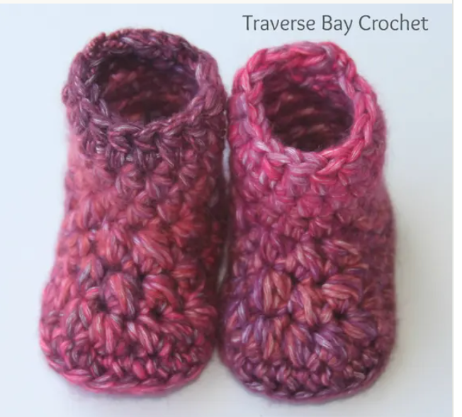 Crochet Baby Hat and Bootie Set Pattern