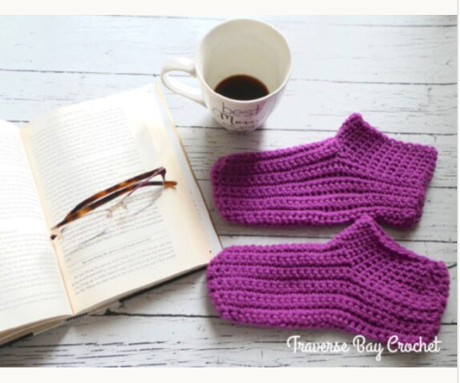 Crochet Adult Slippers Pattern