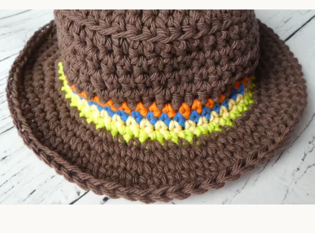 Little Man Sun Hat Pattern