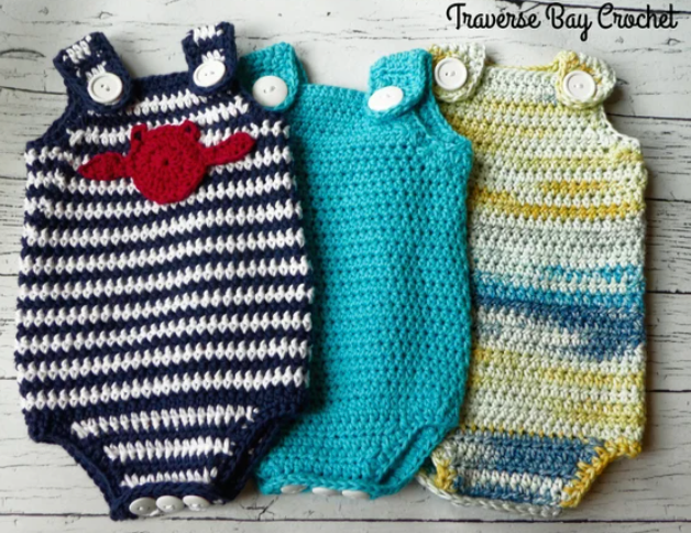 Crochet Baby Romper Pattern