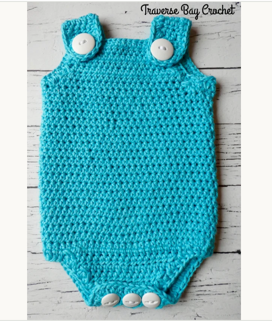 Crochet Baby Romper Pattern