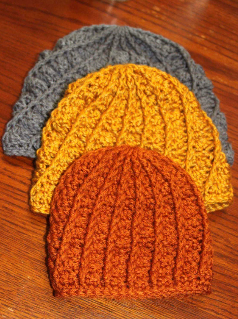 Crochet Spiral Hat Beanie Pattern
